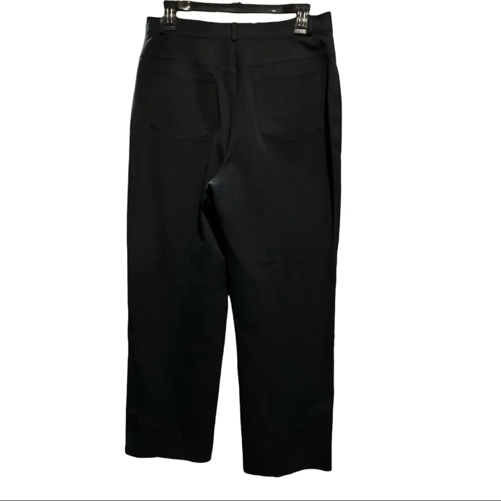 St. John Sport by Marie Black/ Dark Gray High Rise Jeans, Size 10 - Image 4