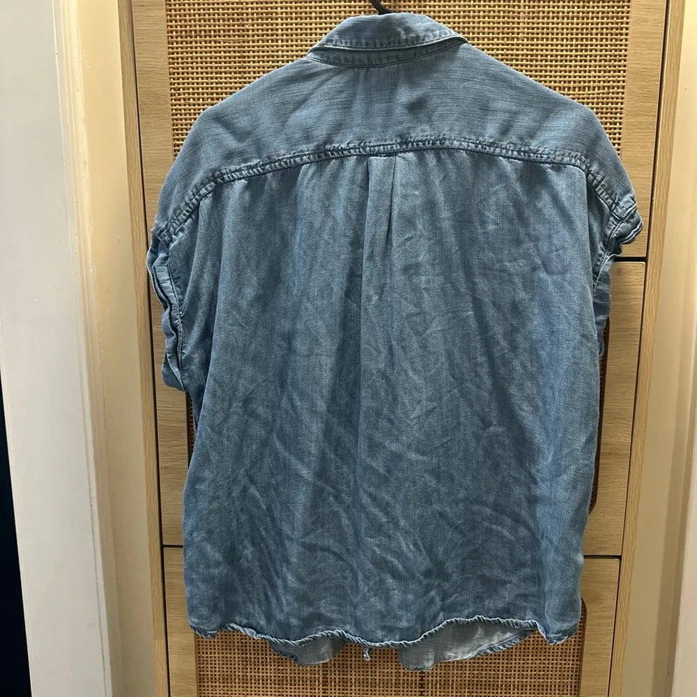 Banana republic Oversized Jean blouse - Image 3