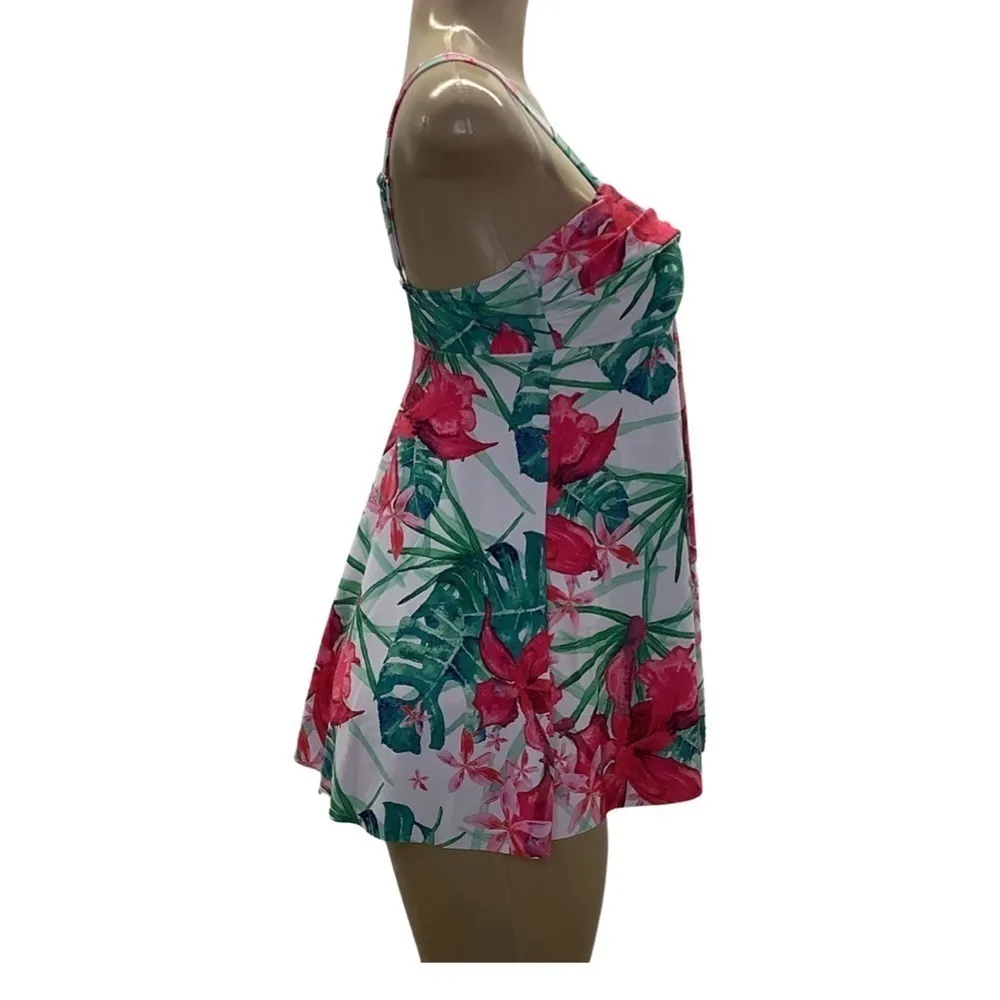 Nicole Miller Twisted Bandeau Flyaway Swimdress. Size Small New With Tags - Image 4