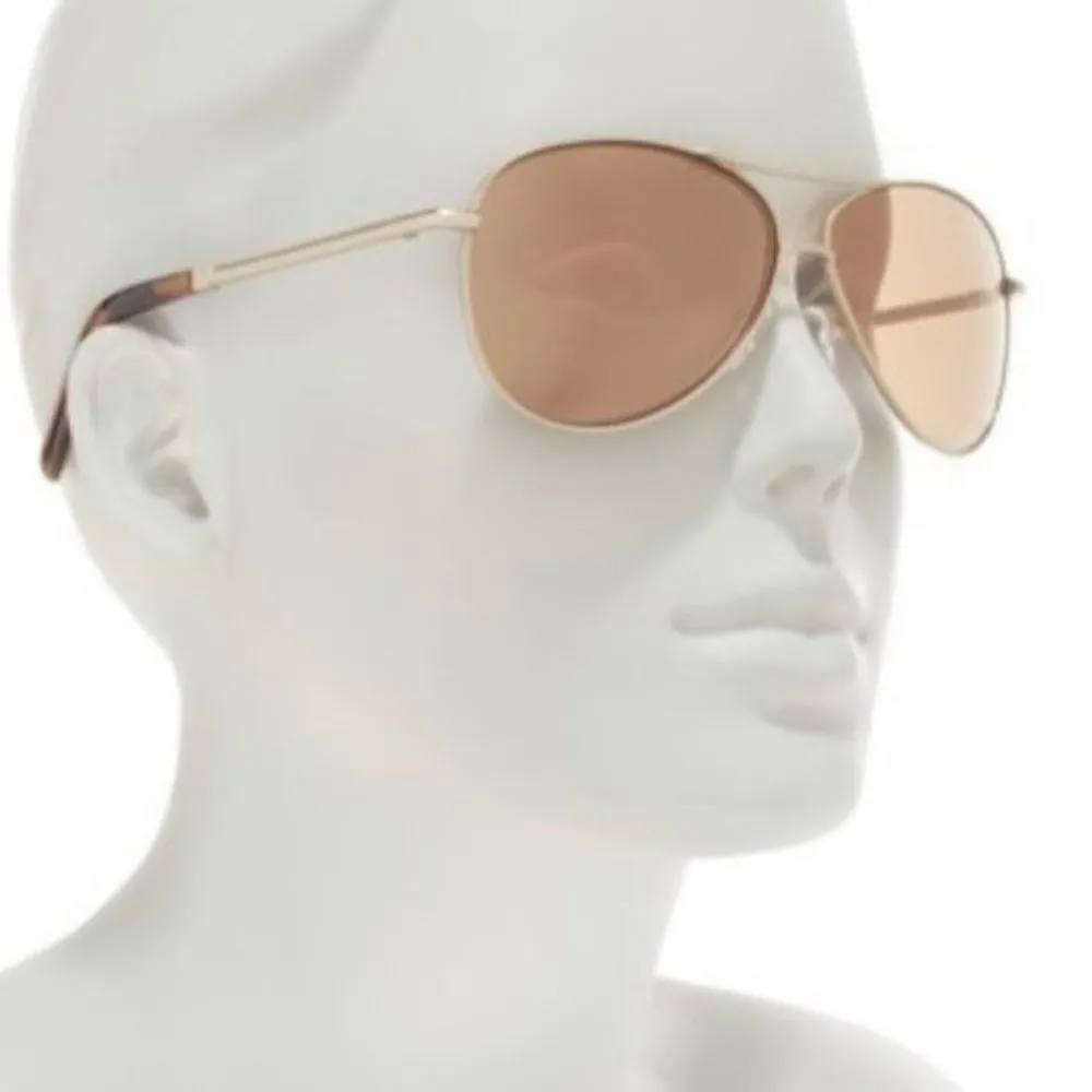 Joe’s Jeans Gold Aviator Sunglasses NWT - Image 3