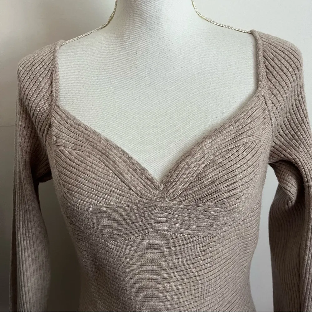 ASTR The Label • Taupe Ribbed Silverlake Bodysuit - Image 4