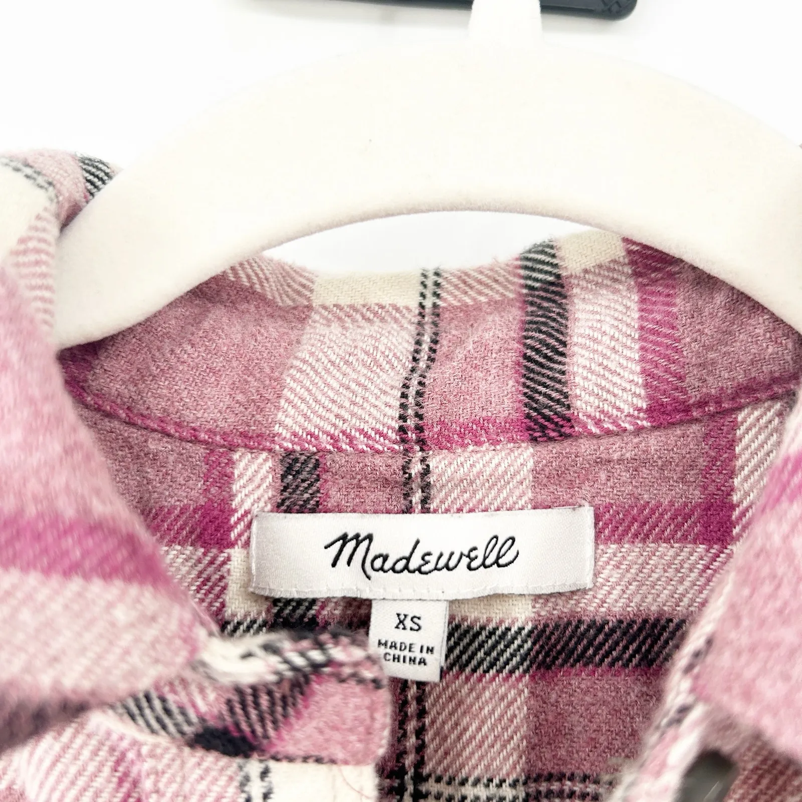 Madewell Womens Bundle Lot (2) Western Cowgirl‎ Plaid Long Sleeve Shirts Size XS - Image 11