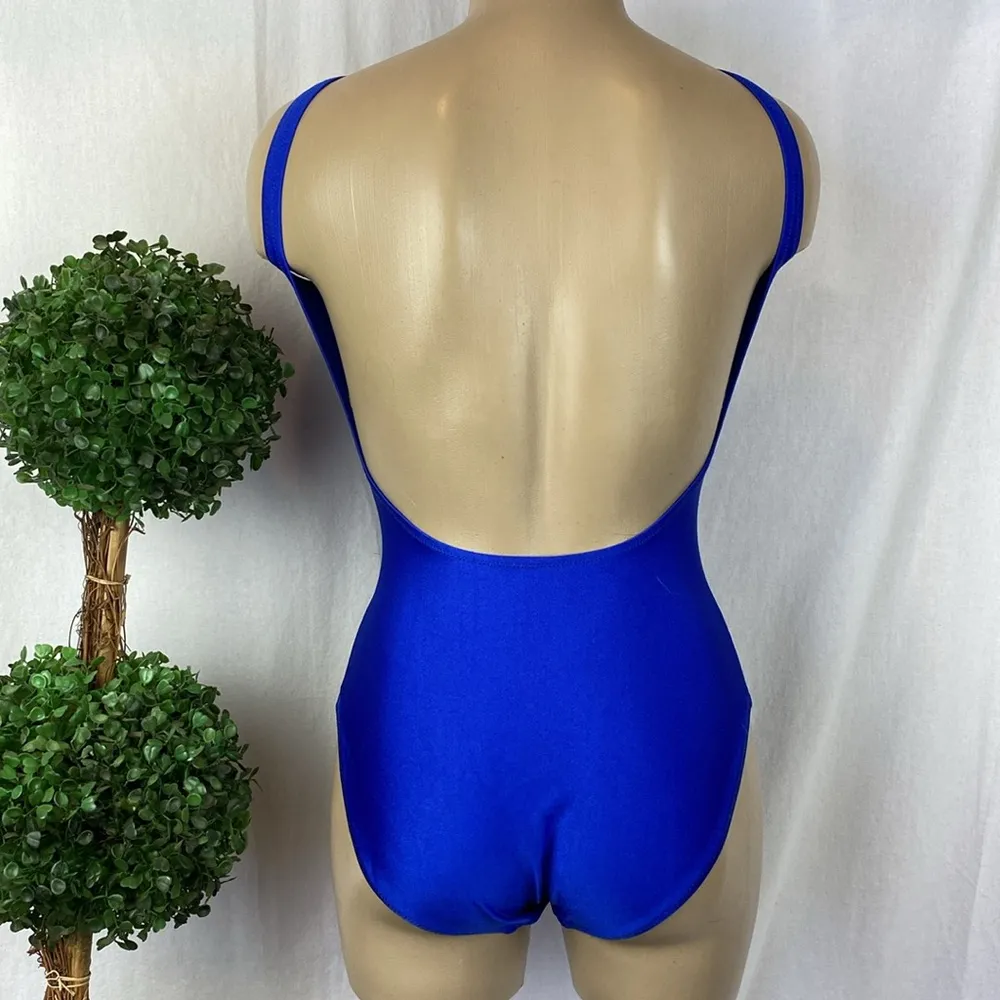 Gottex Blue Layer Front 1 Piece Bathing Swim Suit 10 - Image 2
