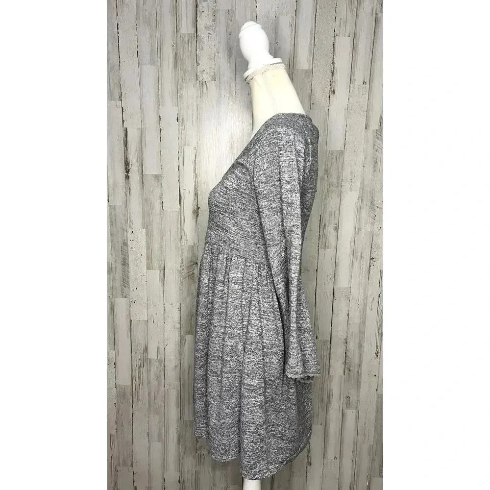 Altar'd State Women's Gray Knit Sweater Dress Size Small‎ Knee Length - Image 4