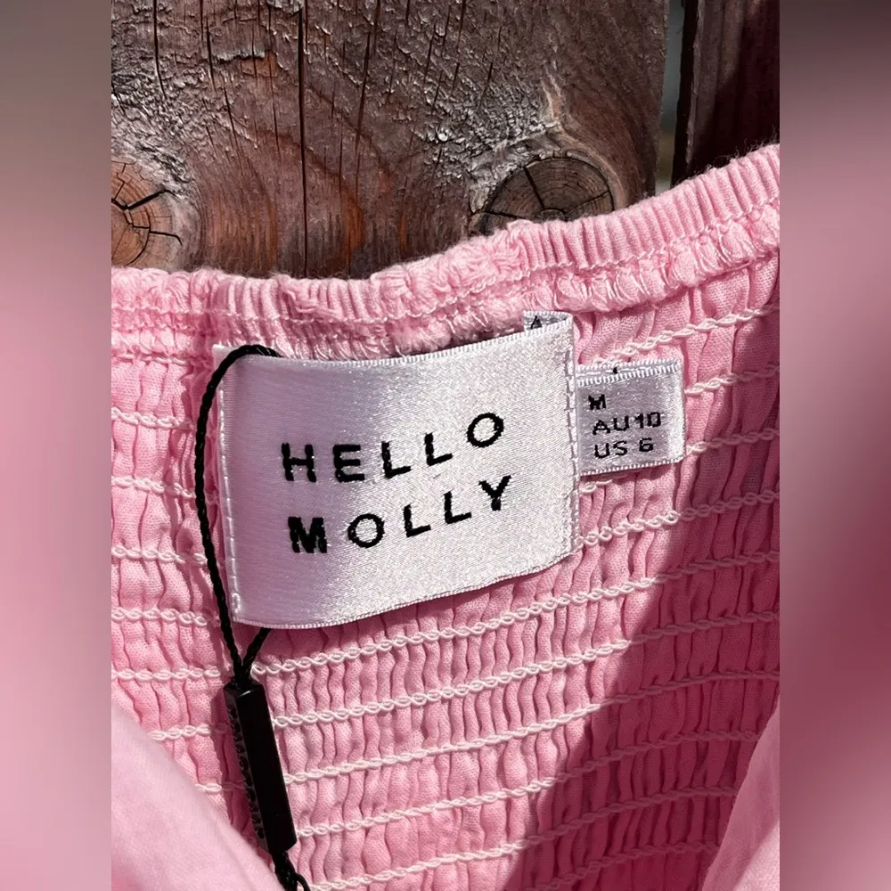 Hello Molly ROSY PHONE FILTER DRESS PINK - Image 7