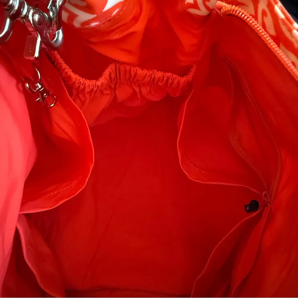 Petunia Pickle Bottom Wistful Weekend Diaper Bag Orange White - Image 10