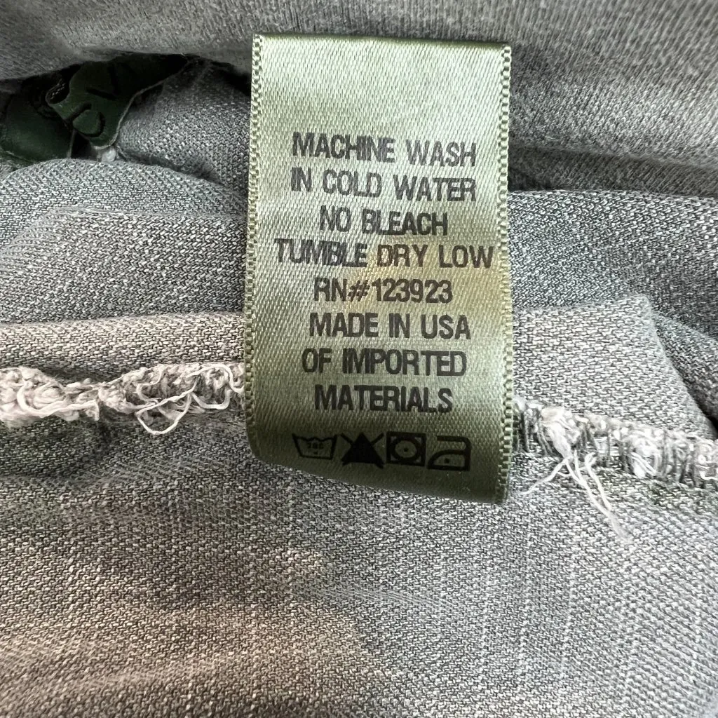 XCVI Pants Womens Large Green Gino Ankle Slit Pull On Lyocell Cotton Pockets L - Image 14