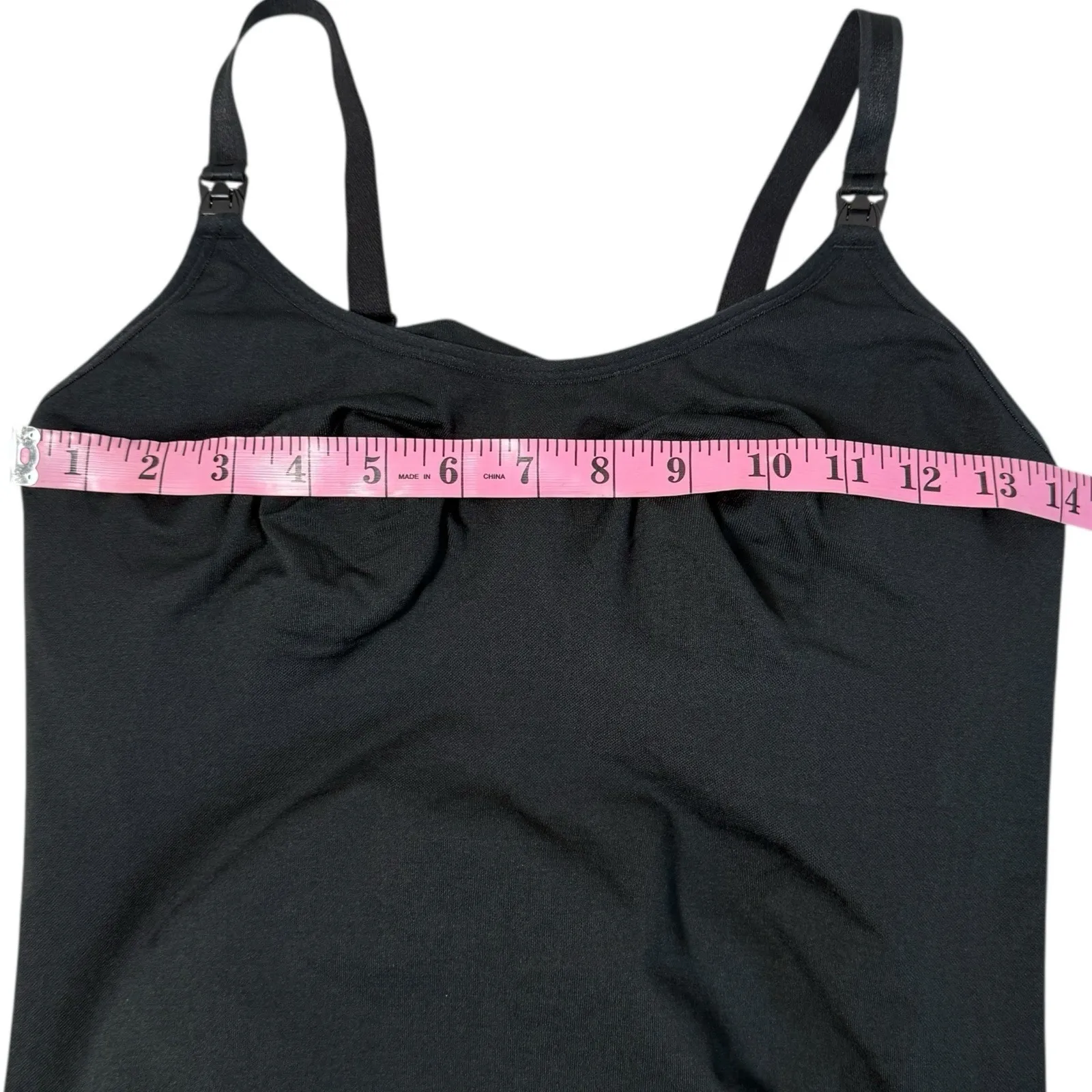 Cake Lingerie Maternity Nursing Tank Top M Black Convertible Camisole‎ Style Size M - Image 3