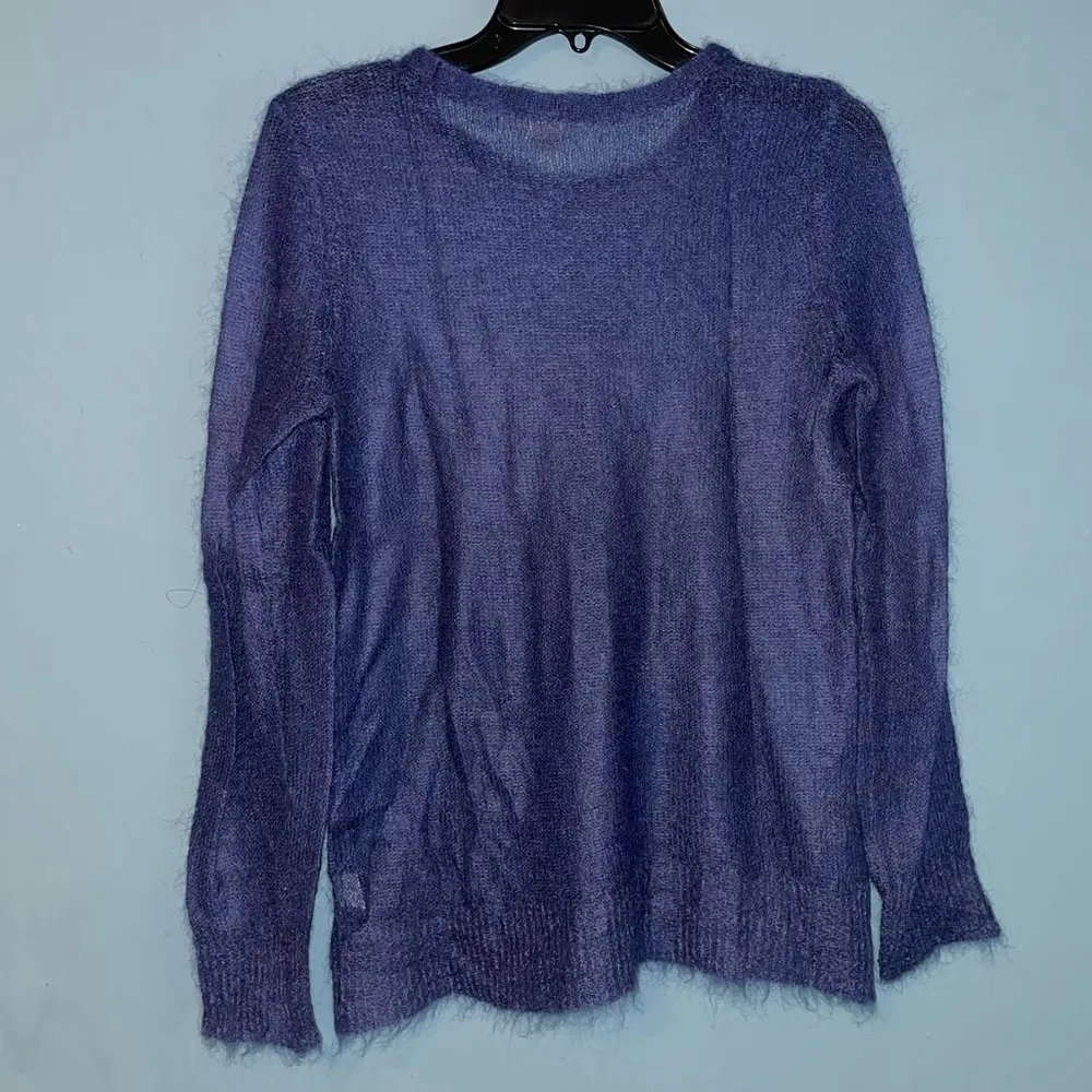 J. Jill Mohair Blend Lightweight Crew Neck Sweater Size Small - Image 6