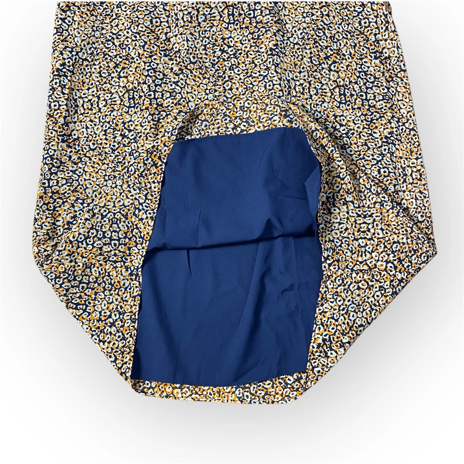 Naked Zebra NWT Strappy Midi Dress Size Small Blue‎ Orange Boho - Image 5