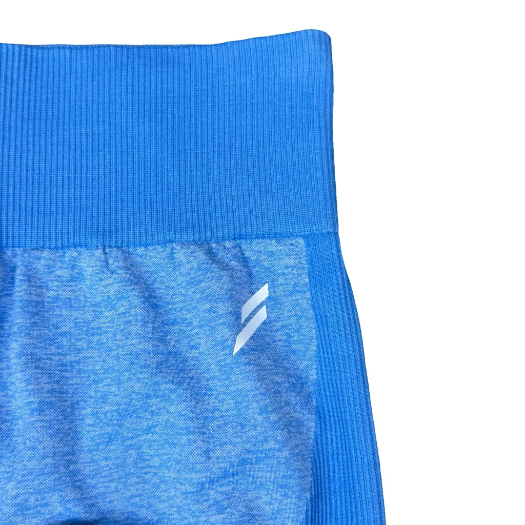 DoYouEven Blue Impact Seamless High Rise Yoga Workout Leggings Pants Size Small - Image 5