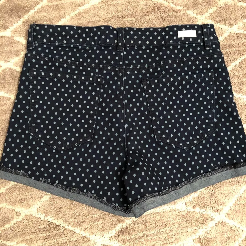 Almost Famous Polka Dot Jean Shorts 11 - Image 2