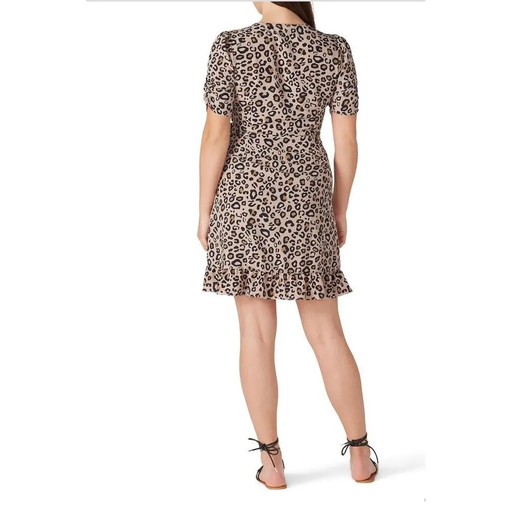 Sanctuary Leopard Wrap Mini Dress Rent The Runway Pre-Loved M - Image 9