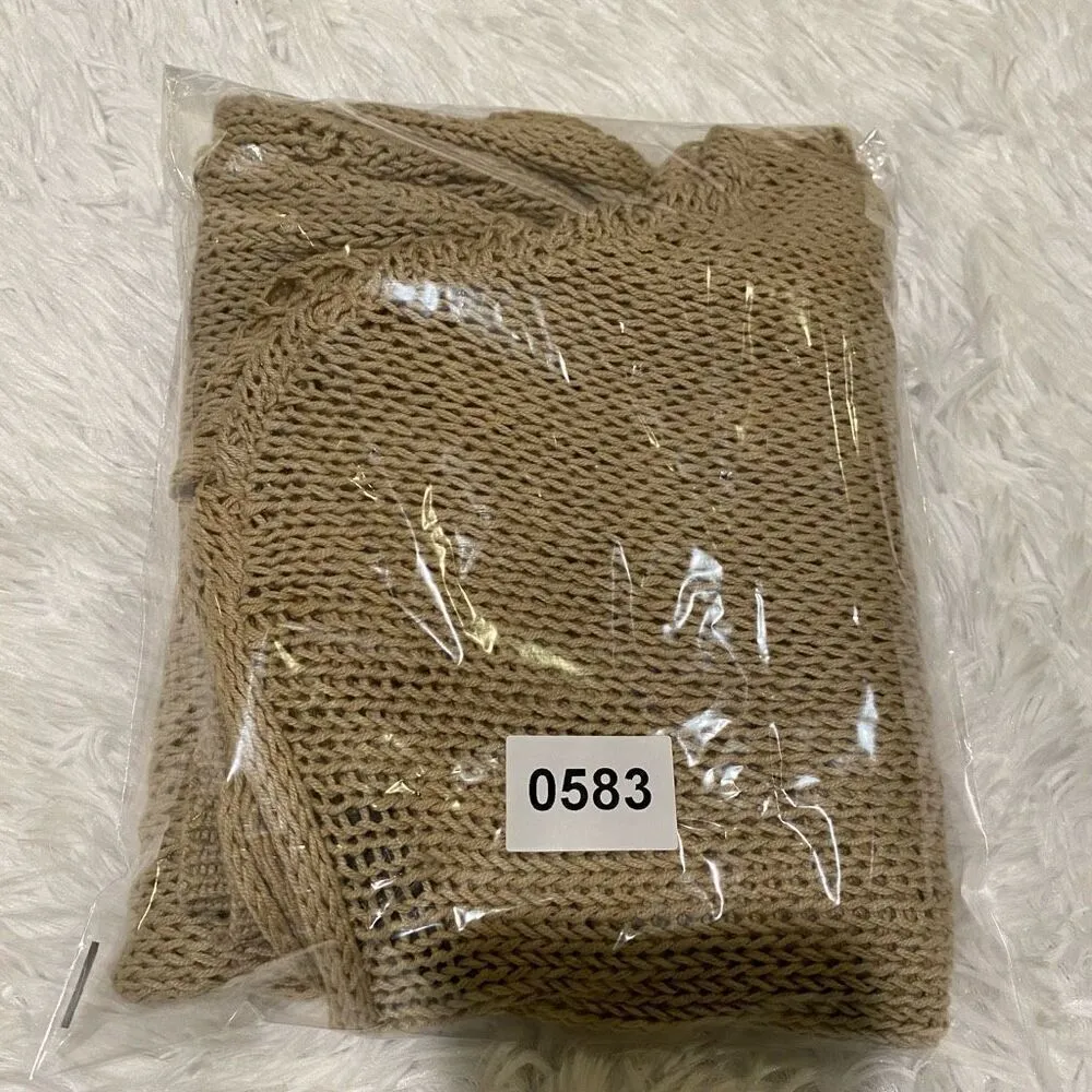 Wooden Ships  Knit Pullover in Tan Medium - Image 7