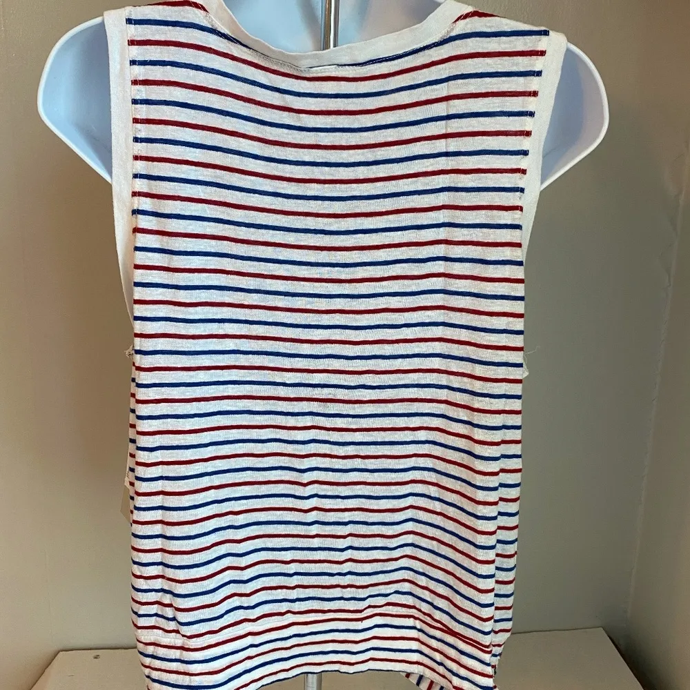 BP Nordstrom striped twist knot tank top S NWT - Image 4