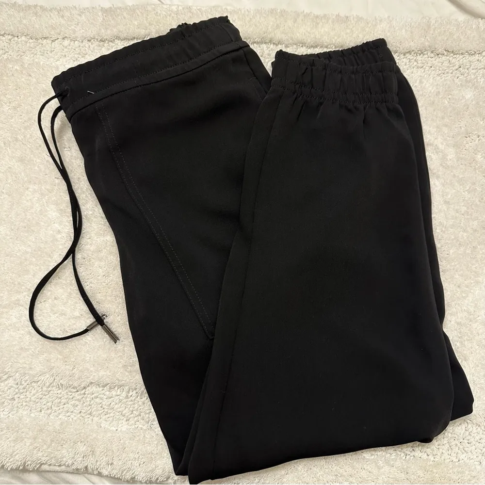 Ann Taylor Black Petite Jogger Pants Small - Image 2