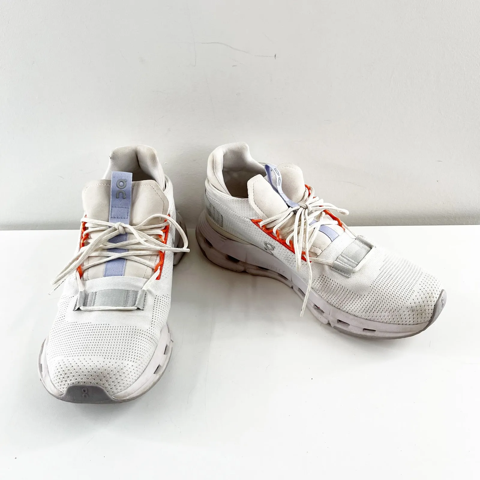 On Cloud Cloudnova Swiss Running Shoes Sneakers White Glacier 9 - Image 8