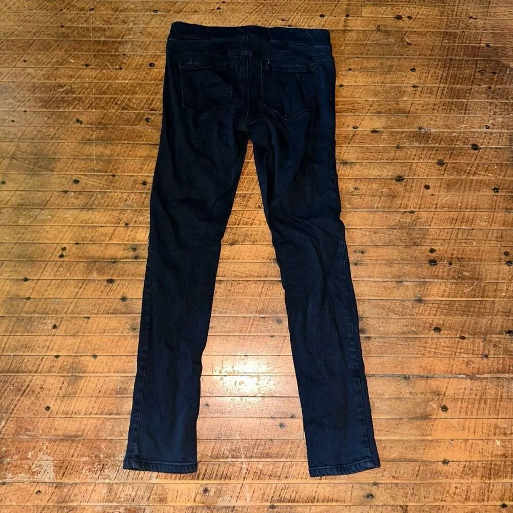 Liverpool Sienna dark wash blue stretchy 6/28 pull on jeggings - Image 4