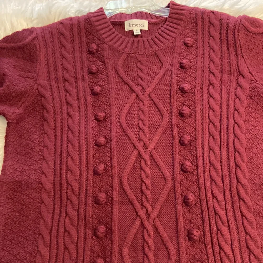 Merci Oversized Sweater size S excellent condition long 35” - Image 11