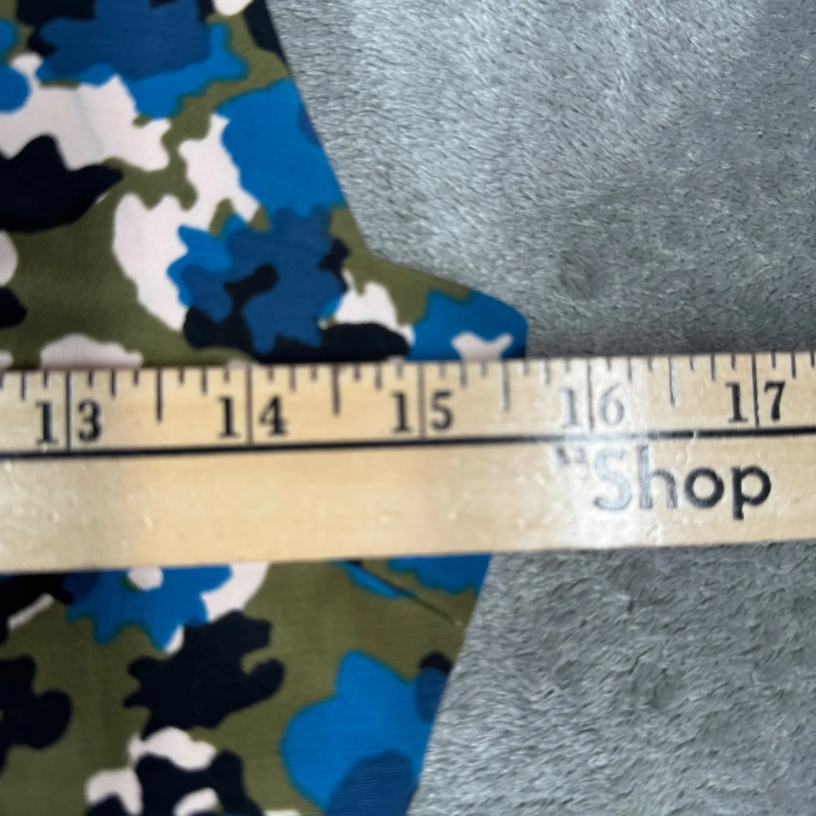 Kate Spade Saturday Dress Womens 0 Blue Green Abstract‎ Floral Retro Fit Flare - Image 10