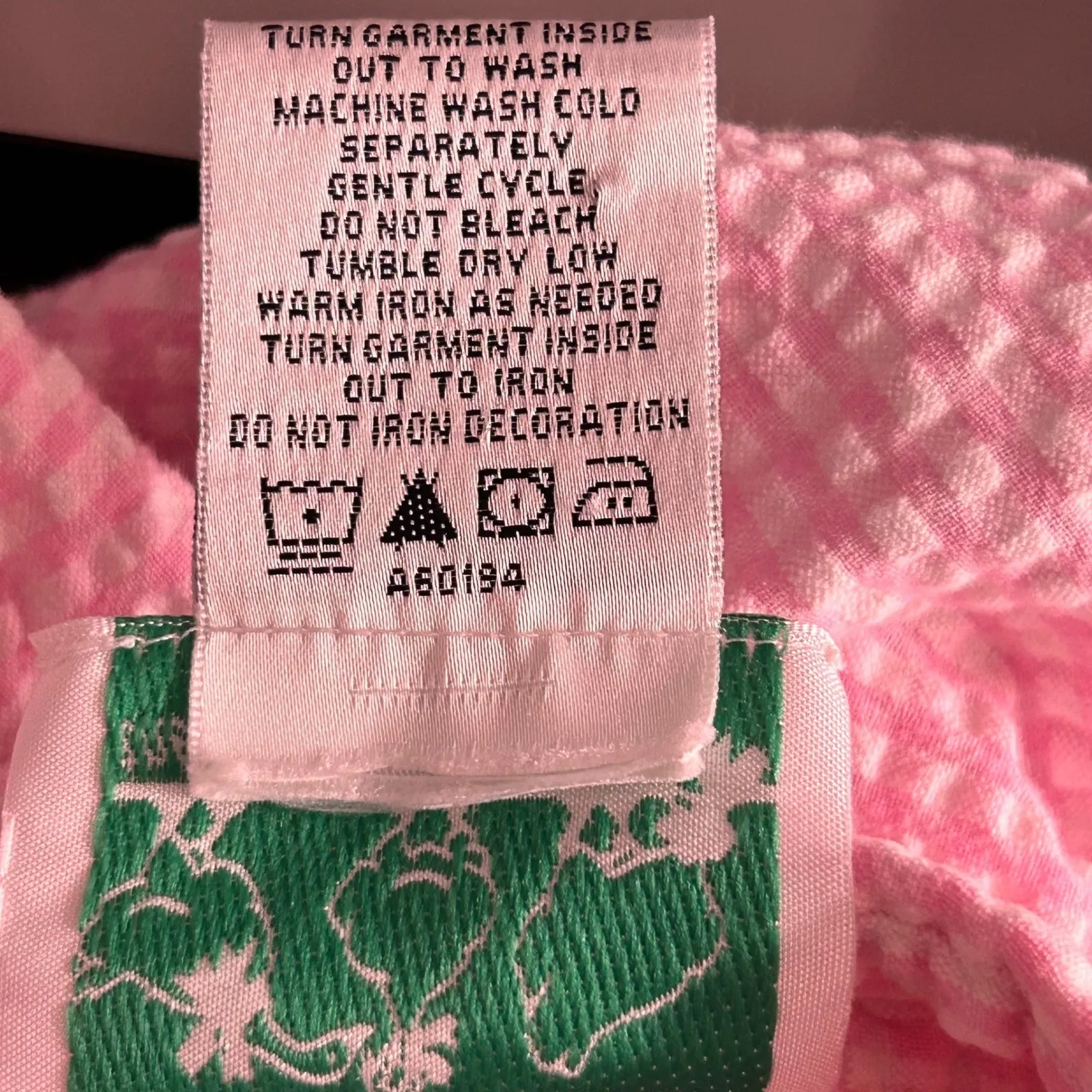 Quacker Factory Vintage Button Up Shirt‎ Pink Medium - Image 7