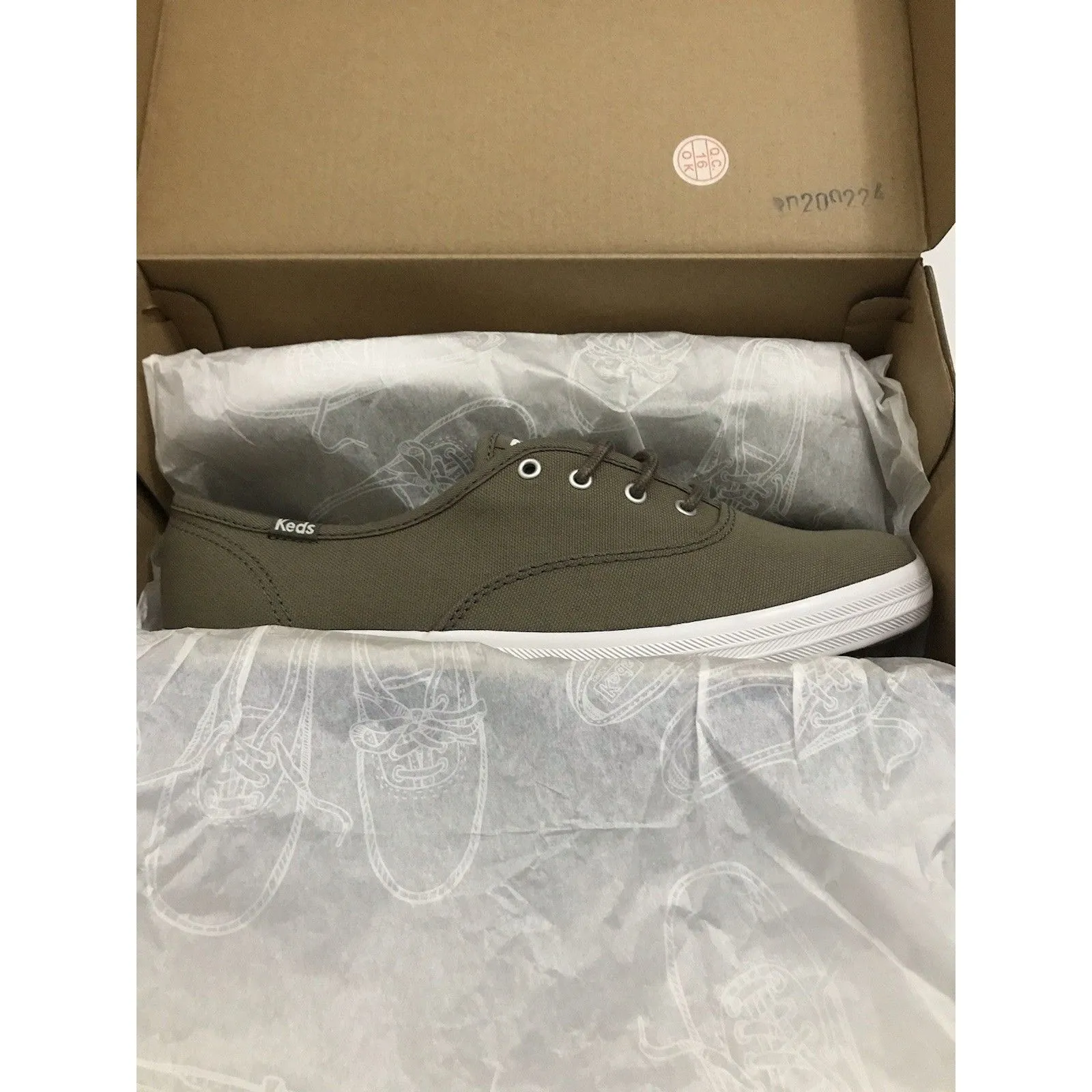 Keds Women’s Sneakers/Shoes -Champion SolidS Olive Size 8M FM63175 - Image 10