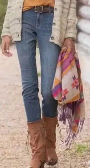 Sundance Primrose Jeans Distressed Medium Wash Low Rise Skinny Women’s Size 27 - Image 1