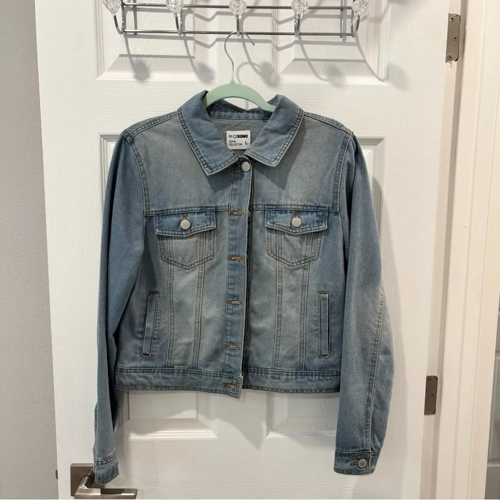 Ci Sono Medium Blue denim jacket size‎ large - Image 2