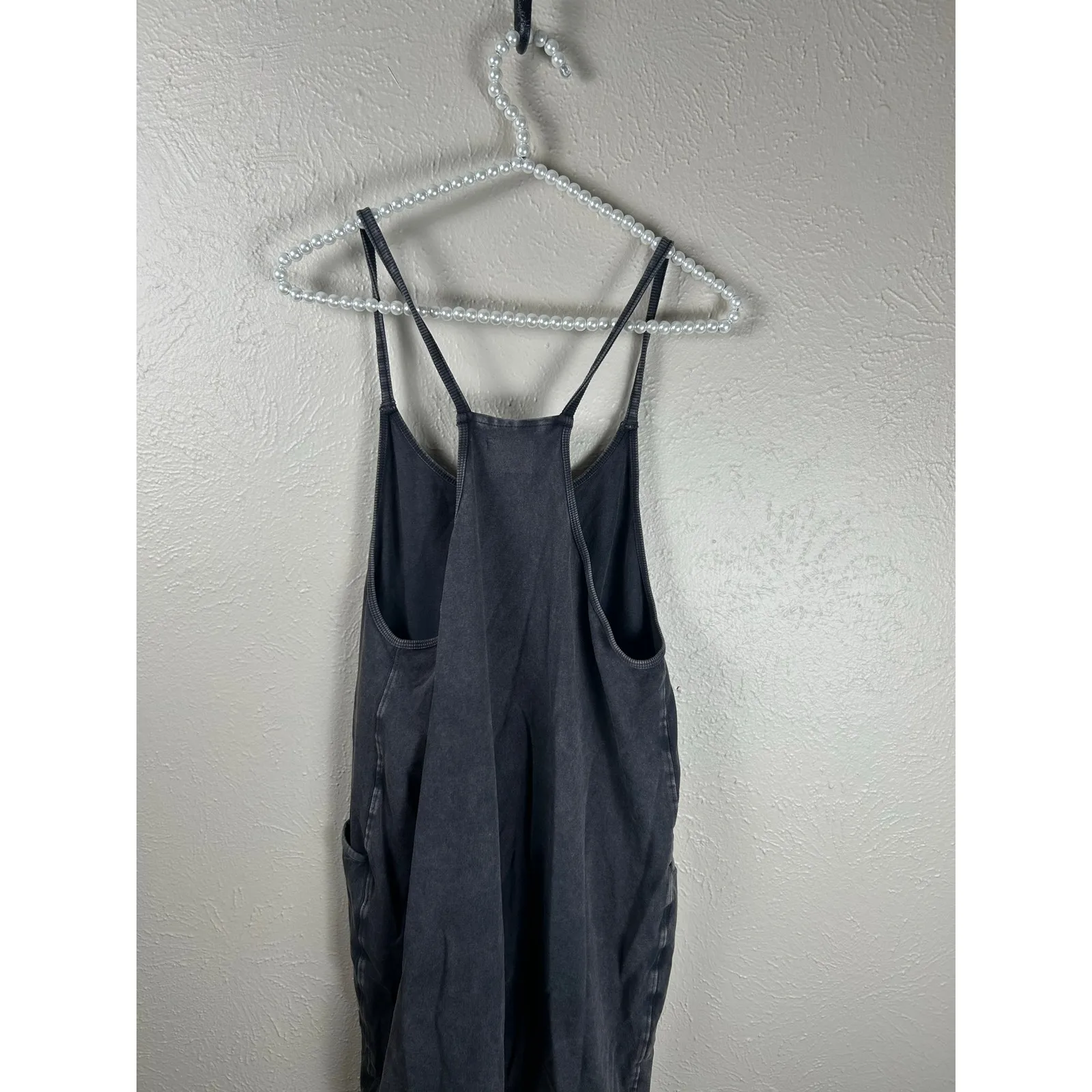 Free People Movement Hot Shot Romper Size Small Dark Gray Athleisure Loungewear - Image 8