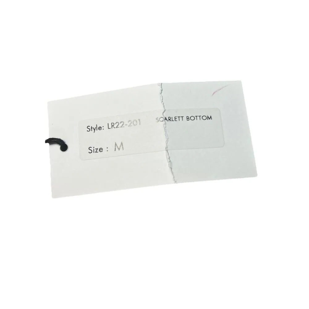 *NEW* Lex Women’s Bikini Set Top S/ Bottom M One Strap High Cut Minimalist Italy Red Size M - Image 7