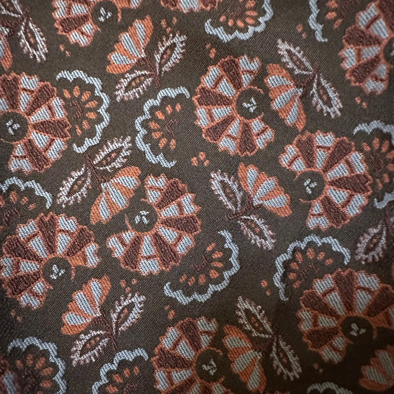 Anthropologie the essential slim brown floral print pants size 2 - Image 6