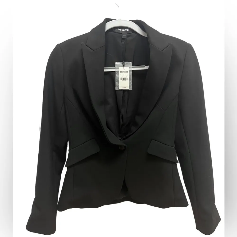 Express Women’s Black Blazer Jacket Size 0 New With Tags - Image 10