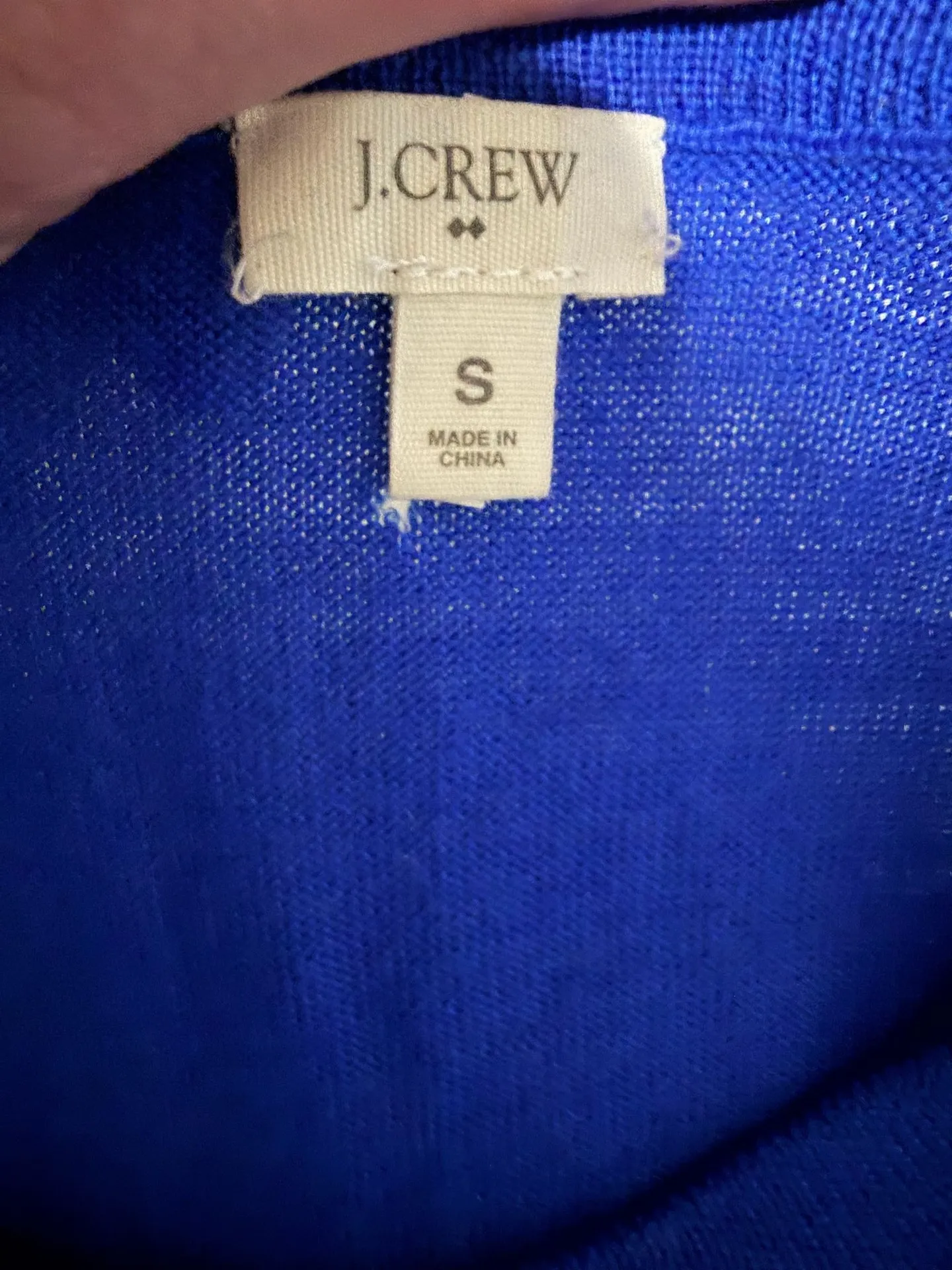 J. Crew Royal Blue Merino Wool Old Money Sweater Size Small.  - Image 8
