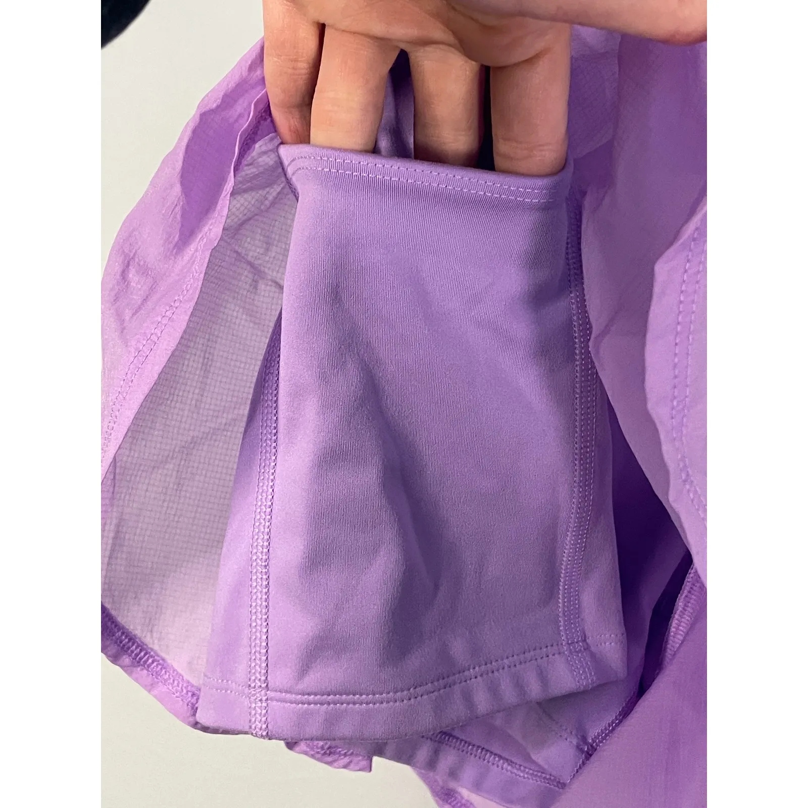 All in Motion Womens Purple Running Shorts Built in Liner Size XL - Image 4