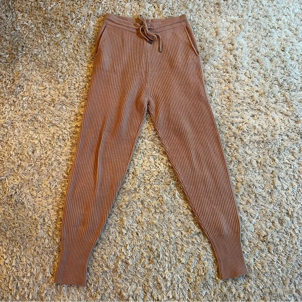 Jonathan Simkhai Nina Joggers Pants in Dusk Size Small Pink - Image 4