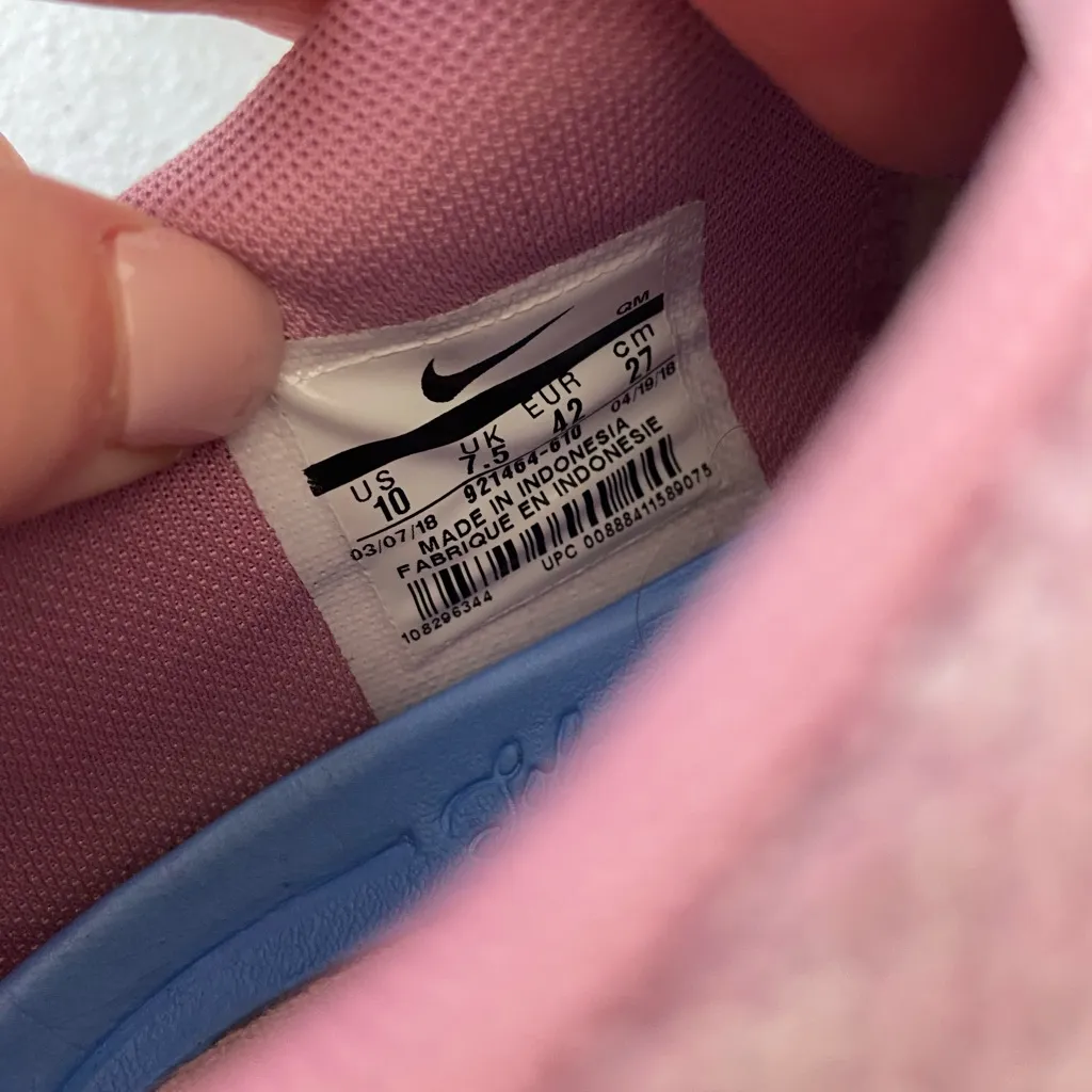 EUC Nike women’s‎ pink SB check solar elemental canvas tie fashion sneakers 10 - Image 6