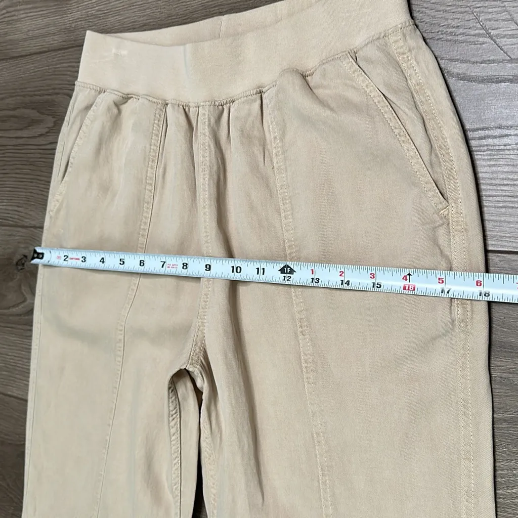 Faherty Arlie High Rise Tapered Casual Pants‎ Safari Tan Size Small - Image 9