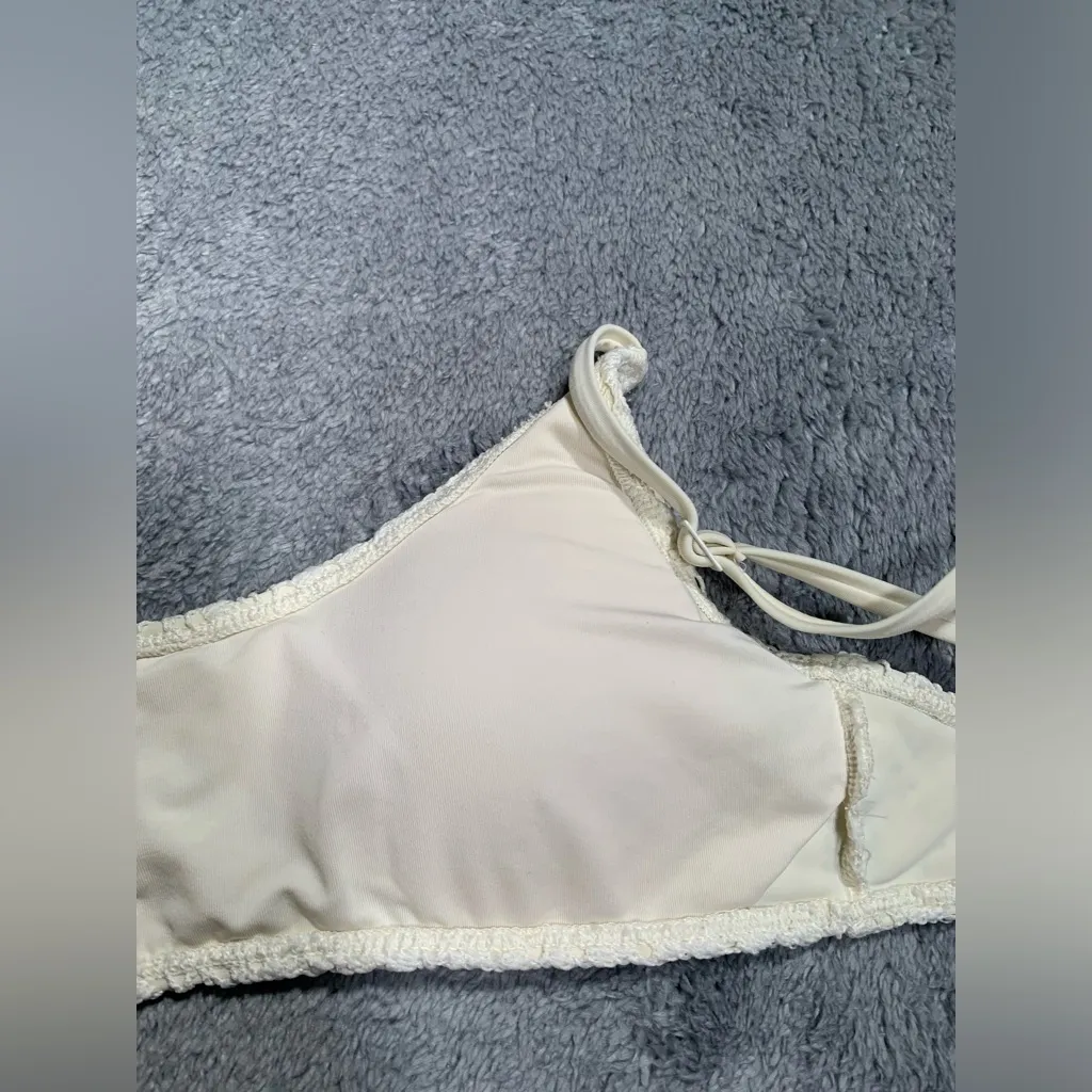 Aerie scoop swim top medium white - Image 8