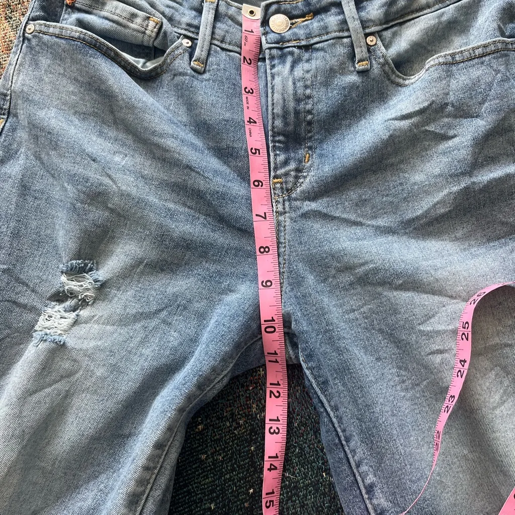 Levi’s Denizen Mid Rise Boyfriend Jeans Distressed Blue Women’s 10 Casual Denim - Image 12