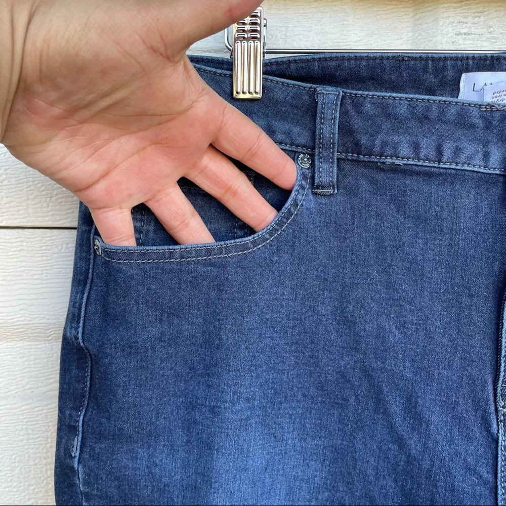 High Rise Skinny Jeans Ultimate Stretch Plus 18 Lane Bryant Womens - Image 6