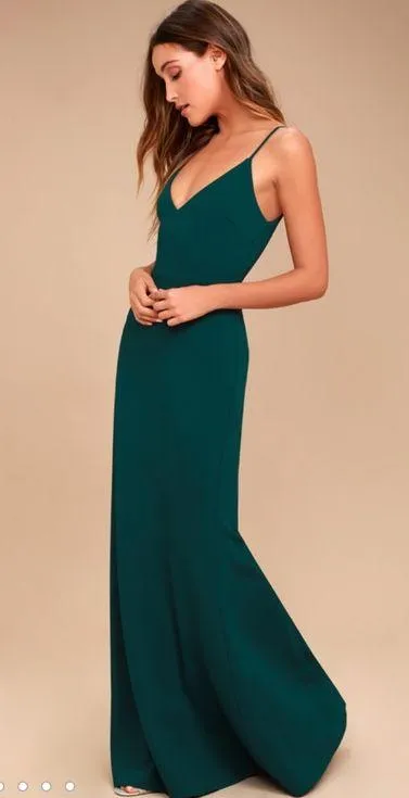 Lulus Infinite Glory Forest Green Maxi Dress  - Image 2