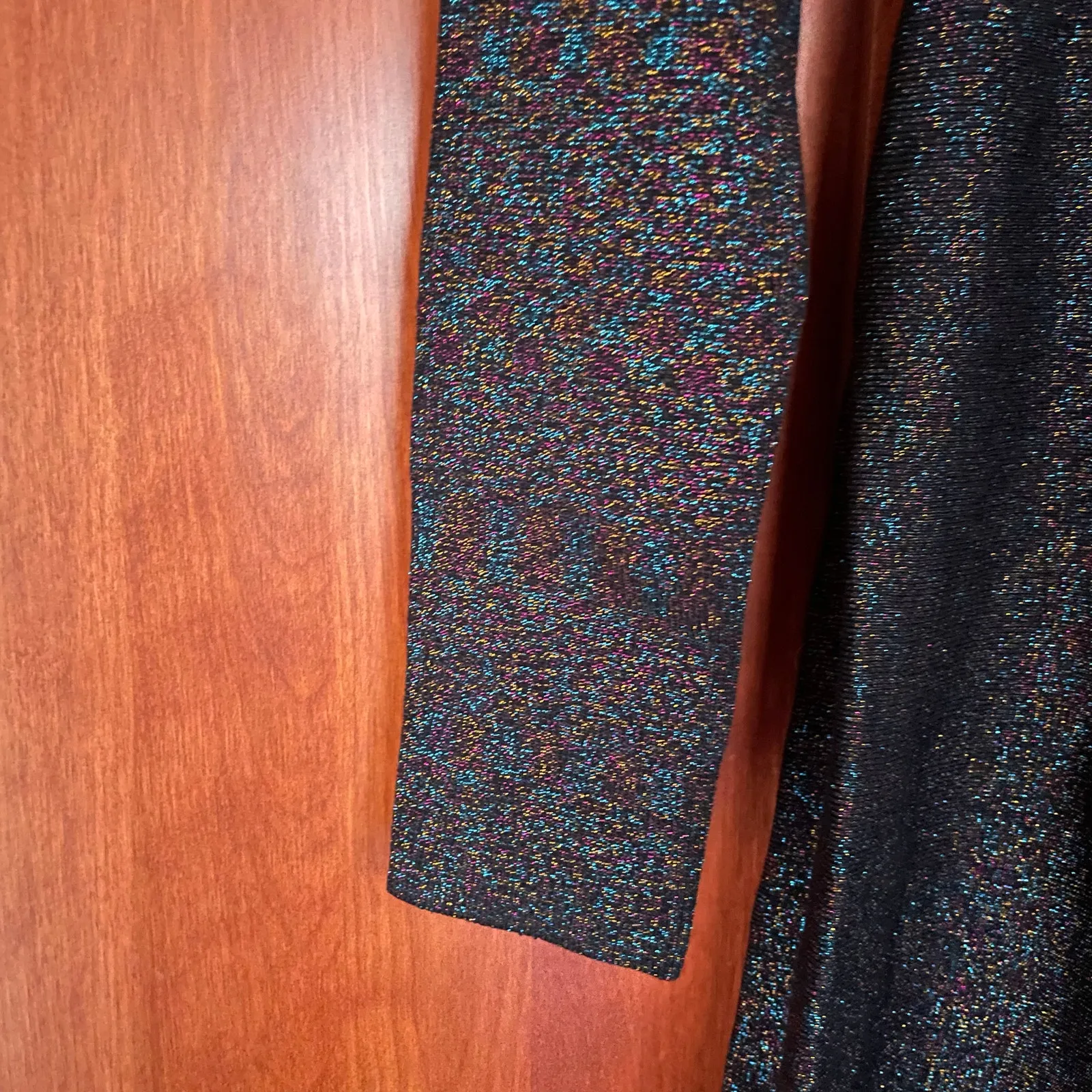 Hyacinth House by Tuckernuck Black Shimmer Selena Mini Dress Size XS NEW - Image 5