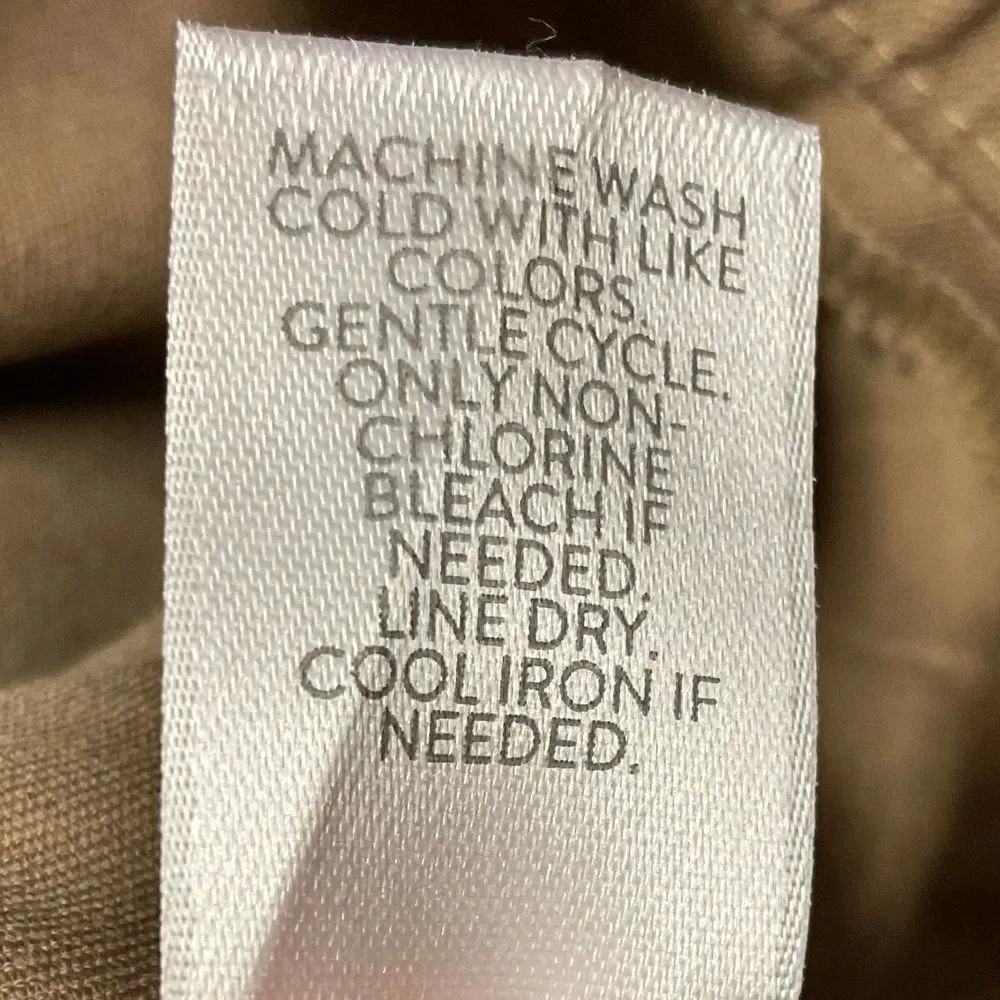 J Jill Precision Stretch Twill Slim‎ Leg Pants Womens Sz 16 Petite Tobacco Brown - Image 9