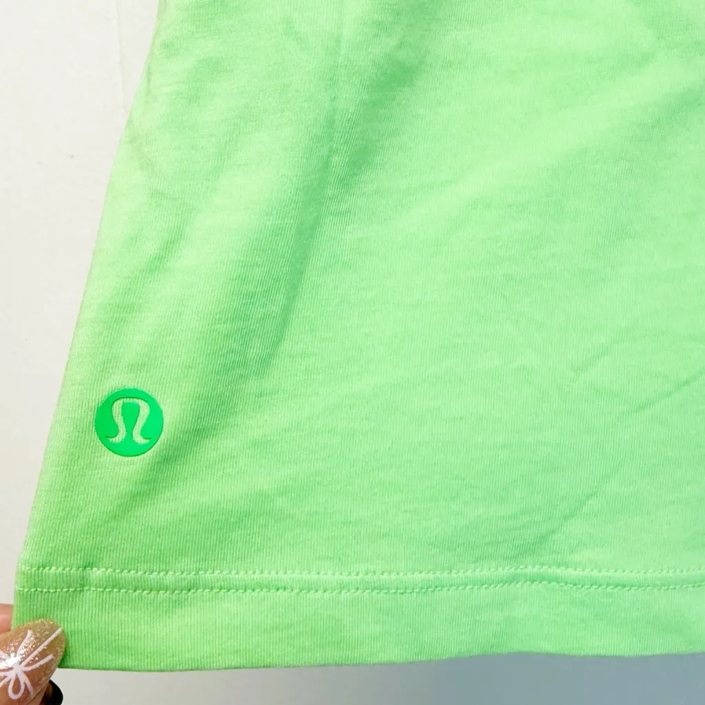 LULULEMON All Yours Tank Scream Green Size 2 - Image 5