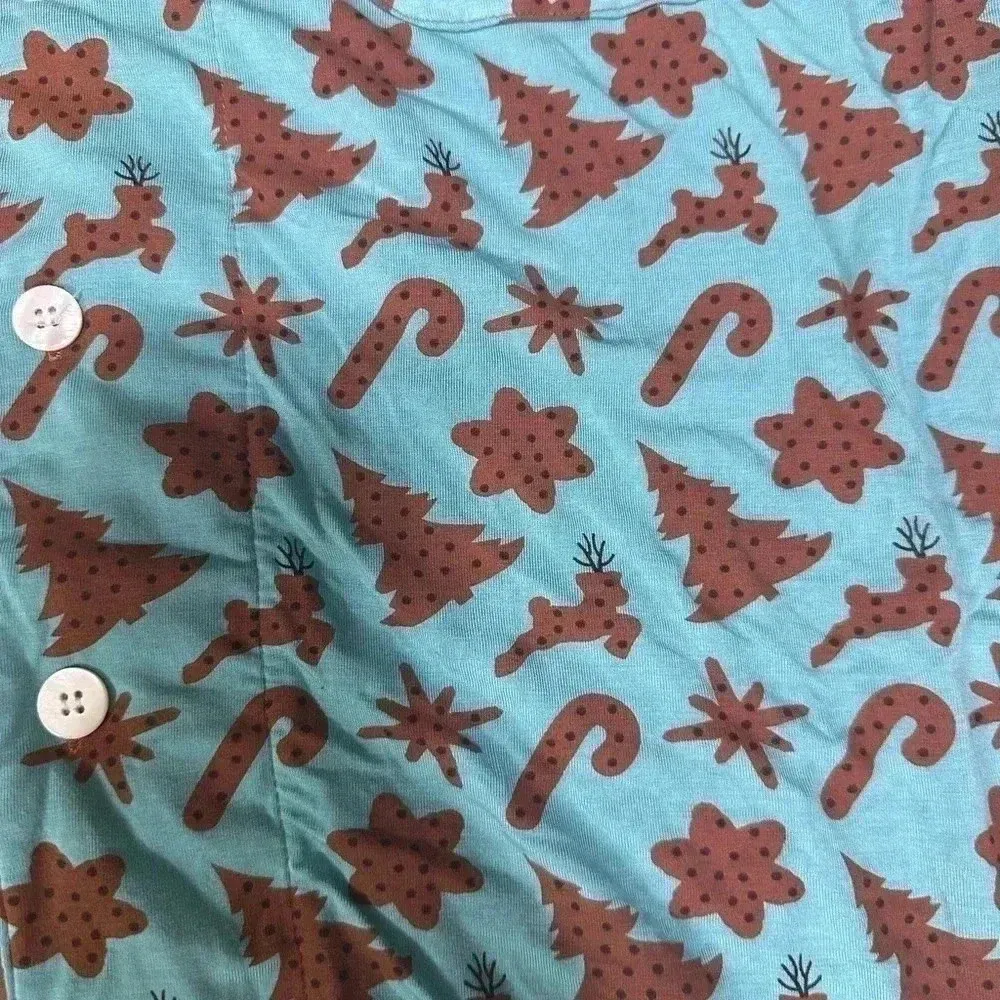 KICKEE‎ PANTS PAJAMAS Blue Size L - Image 2