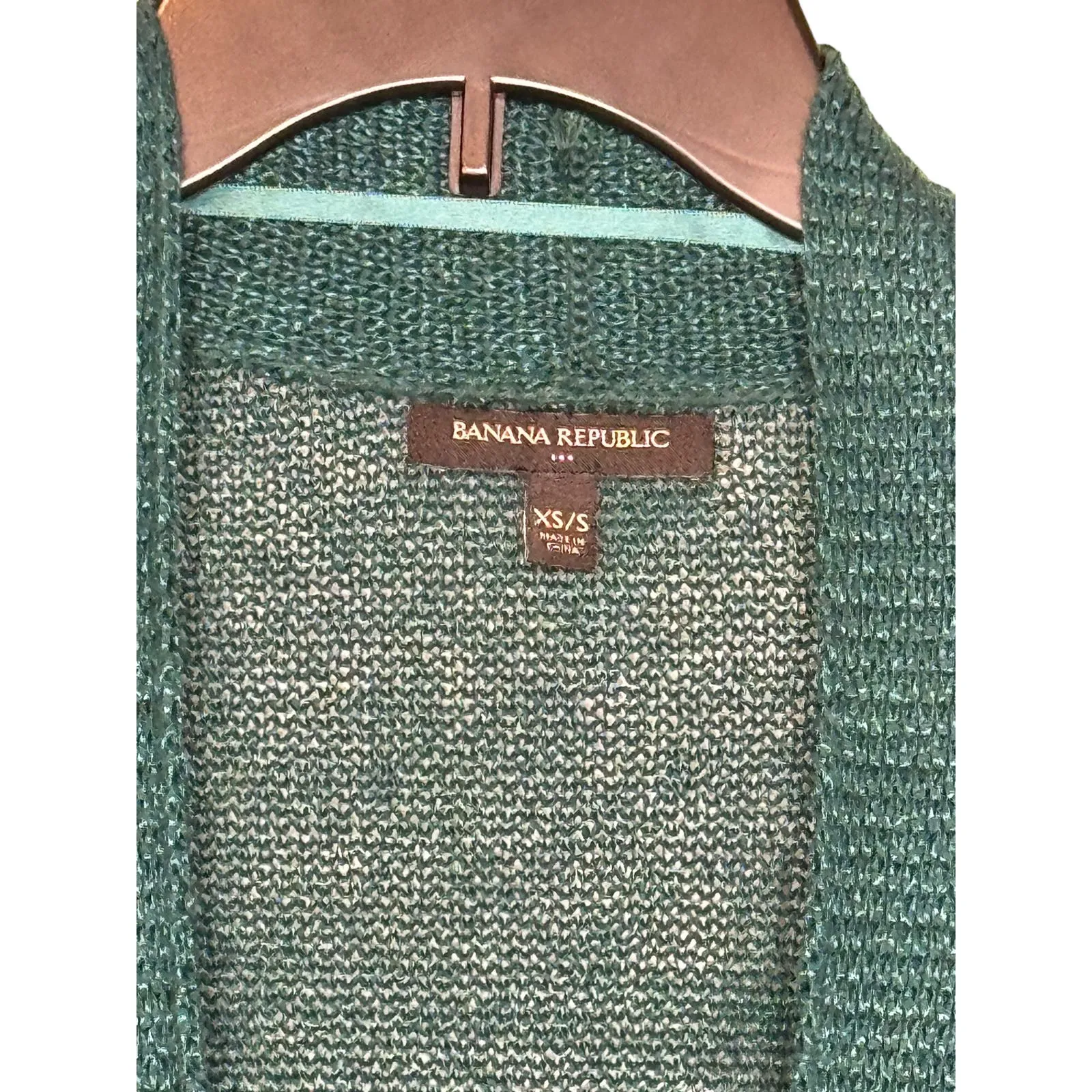 Banana Republic Women's Sweater Wrap Open Front Tie Wool Stretch Cardigan XS/S‎ - Image 2