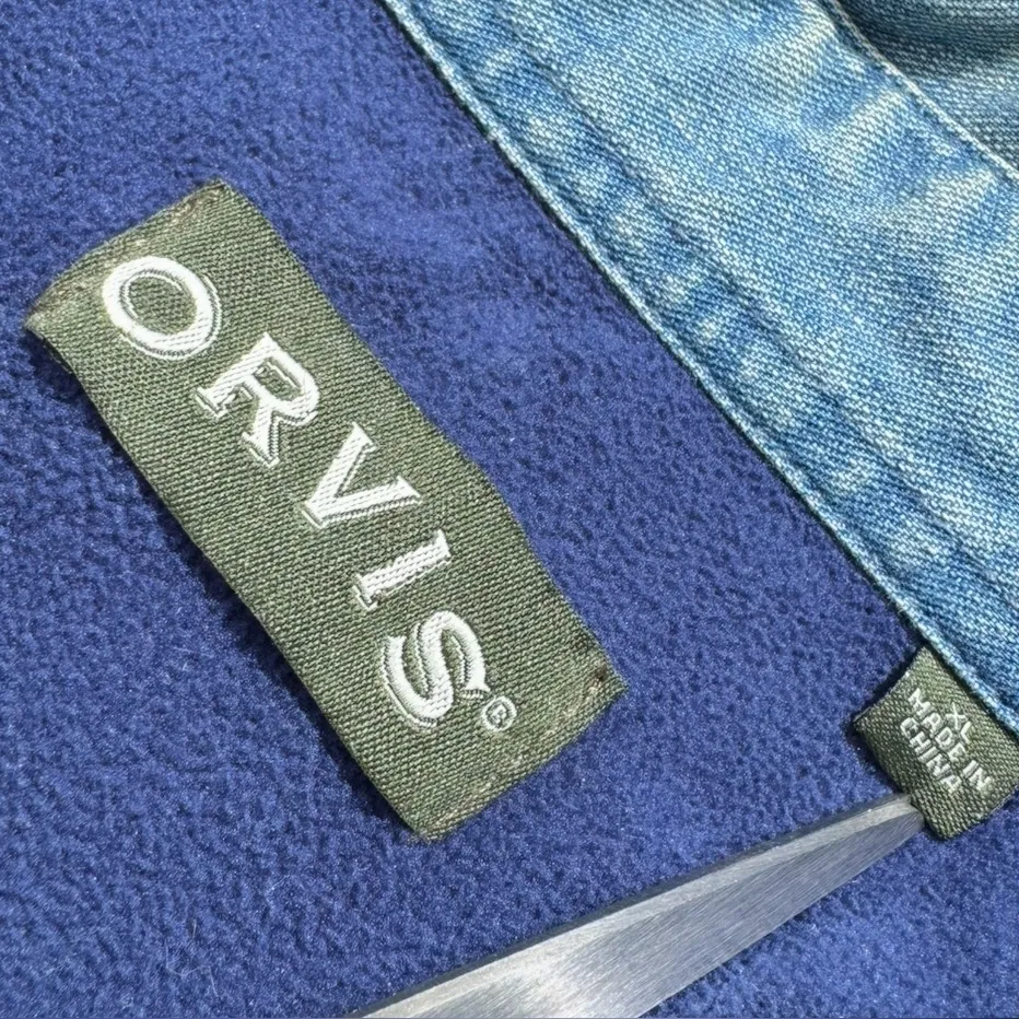 Orvis Fleece Lined Denim Shirt - Image 6