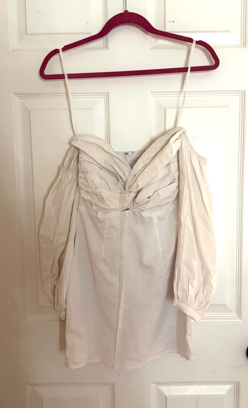 White Mini Dress Size XS - Image 2