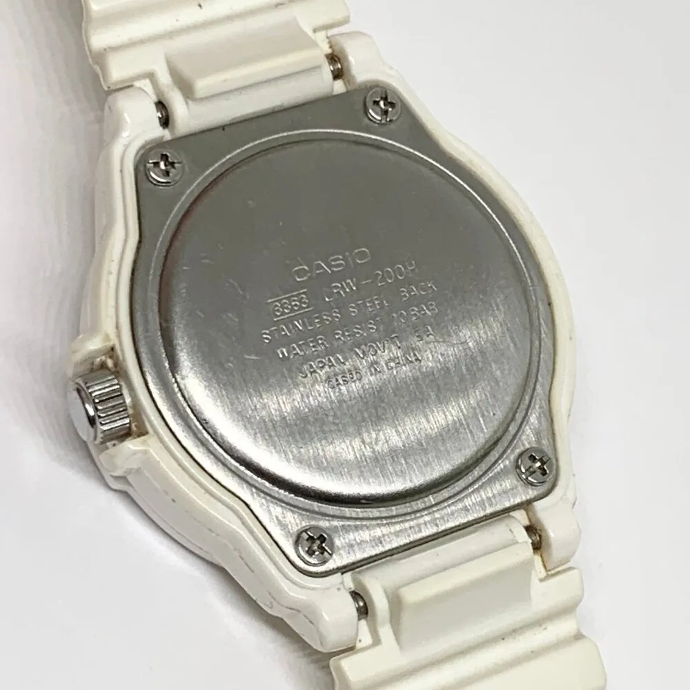 Casio  LRW200H White Women's Watch 33mm date multicolored numerals 100M - Image 5