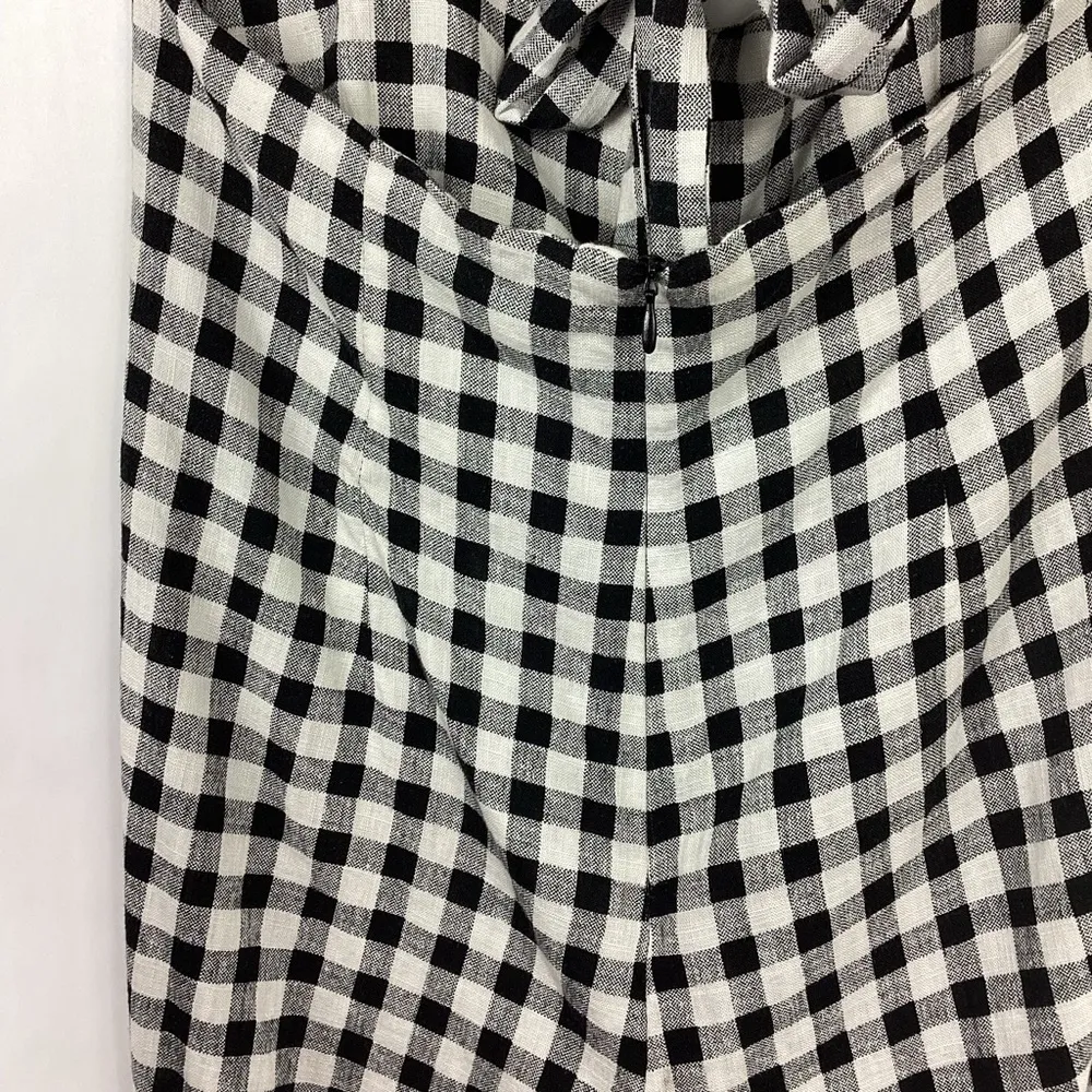Zara Gingham Cut Out Jumper Size Large - Image 6
